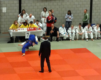 Christin Ehlers beim Judoturnier in Hoogezand 2009 Christin Ehlers beim Judoturnier in Hoogezand 2009