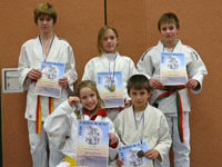 Peene Pokal 2010 erfolgreiche JKC Judoka